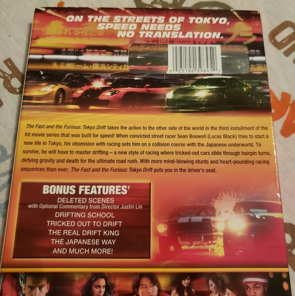 🚘 Fast and Furious Tokyo Drift DVD 🚘 - Picture 4 of 5